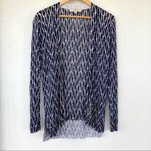 LOFT open  cardigan, ramie/viscose blend knit